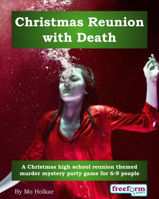 Cover for Christmas Reunion with Death murder mystery party
