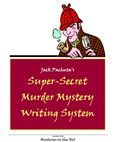 Murder mystery writing system cover