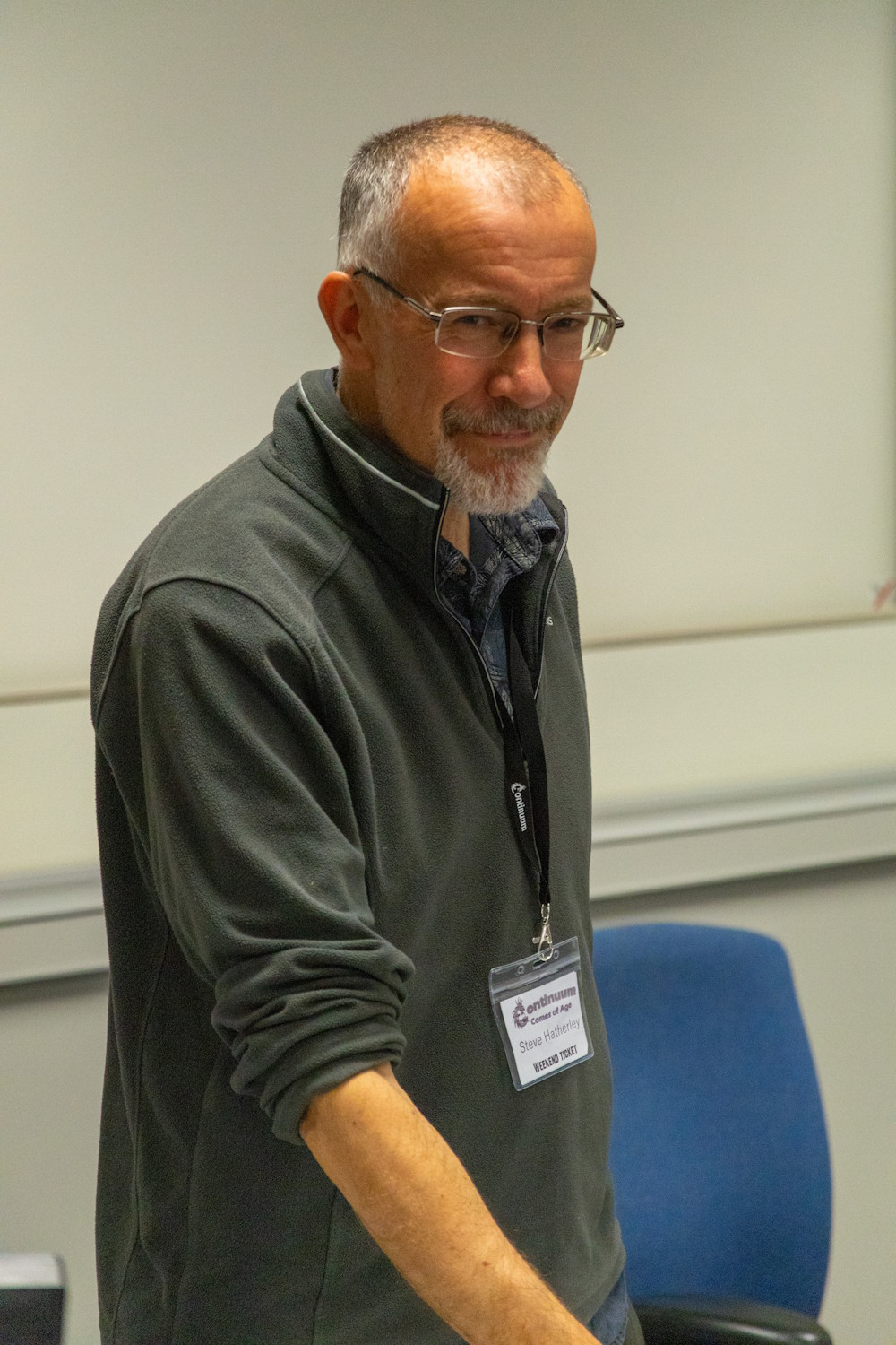 Steve hosting a game